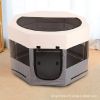 Portable Pet Soft Playpen, Pop up Tent Indoor & Outdoor Use Durable Paw Kennel Cage, Waterproof Bottom Removable Top Puppy Pen