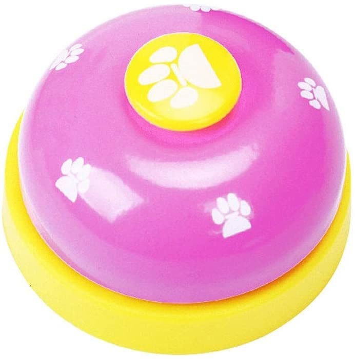 Pet Training Bell Clicker with Non Skid Base, Pet Potty Training Clock, Communication Tool Cat Interactive Device Pet Training Bell Clicker with Non Skid Base, Pet Potty Training Clock, Communication Tool Cat Interactive Device
