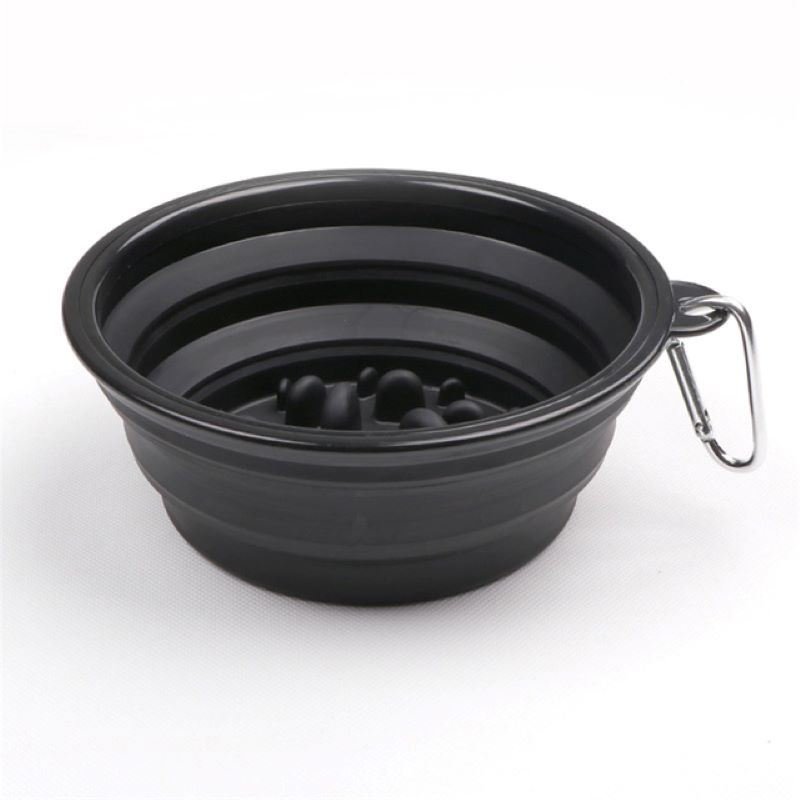 Portable Pet Feeder Travel Foldable Pet Dog Bowl Silicone Collapsible Slow 350ml/1000ml Feeding Bowl Portable Pet Feeder Travel Foldable Pet Dog Bowl Silicone Collapsible Slow 350ml/1000ml Feeding Bowl
