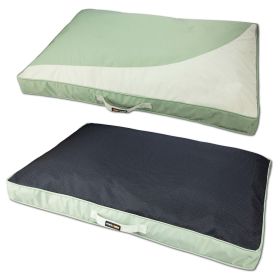 Dog Helios Â® 'Immortal-Trek' Waterproof Rectangular Travel Dog Bed (Color: Green)