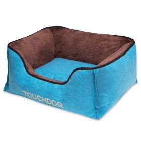 Touchdog Â® 'Felter Shelter' Luxury Designer Premium Dog Bed (Color: Blue)