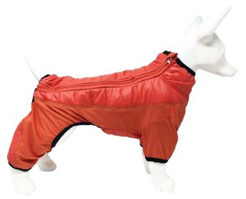 Pet Life Â® 'Aura-Vent' Lightweight 4-Season Stretch and Quick-Dry Full Body Dog Jacket (Color: Red)