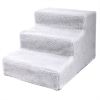 3 Steps Pet Stairs for Dogs and Cats - beige