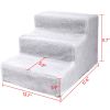 3 Steps Pet Stairs for Dogs and Cats - beige