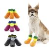 Wholesale non-slip waterproof winter cat and dog stockings boots