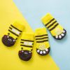 Wholesale 4 Pack Warm Knit Puppy Socks Dog Shoes Boots
