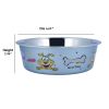 Multi Print Stainless Steel Dog Bowl By Boomer N Chaser-Set of 4