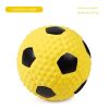 Pet dog latex chew toy high elastic cotton filled latex football sounding toy pet dog toy