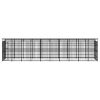 Outdoor Dog Kennel with Roof Steel 198.4 ftÂ²