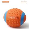 Pet dog latex chew toy high elastic cotton filled latex football sounding toy pet dog toy