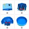 pet pool,Foldable Dog Pet Bath Pool Collapsible Dog Pet Pool Bathing Tub Kiddie Pool for Dogs Cats and Kids
