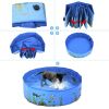pet pool,Foldable Dog Pet Bath Pool Collapsible Dog Pet Pool Bathing Tub Kiddie Pool for Dogs Cats and Kids